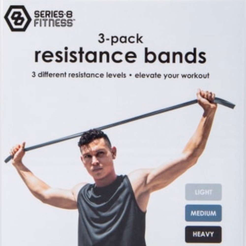 NWT Series-8 Fitness Resistance Bands Set